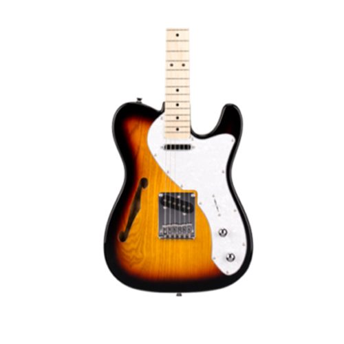 SX STL/H/3TS Semi Hollow Body Telecaster : 3 Tone Sunburst