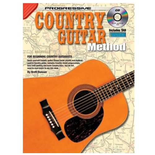 Progressive Country Guitar Method- Brett Duncan +CD