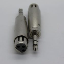 Cyberdyne XLR (Cannon) Female to 6.35mm Stereo Male Adaptor