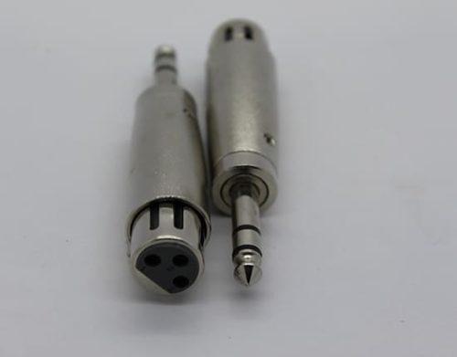 Cyberdyne XLR (Cannon) Female to 6.35mm Stereo Male Adaptor
