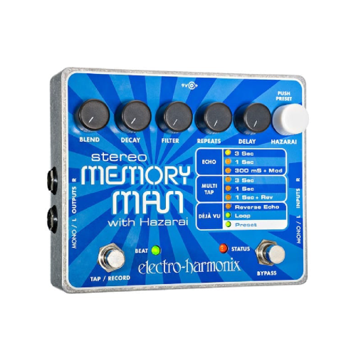 Electro-Harmonix Stereo Memory Man With Hazarai