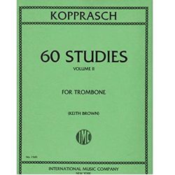 Kopprasch 60 Studies For Trombone Volume II