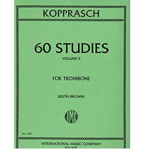 Kopprasch 60 Studies For Trombone Volume II