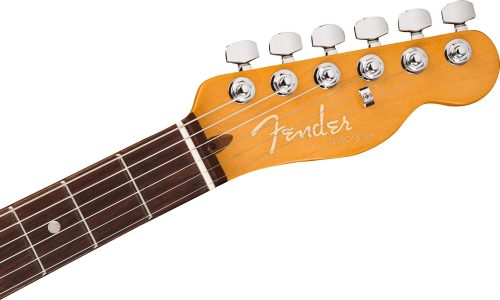 Fender American Ultra Telecaster Electric Guitar - Texas Tea with Rosewood Fingerboard - Image 5