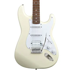 Fender Squier Bullet Stratocaster HSS Electric Guitar – Tremolo – Arctic White