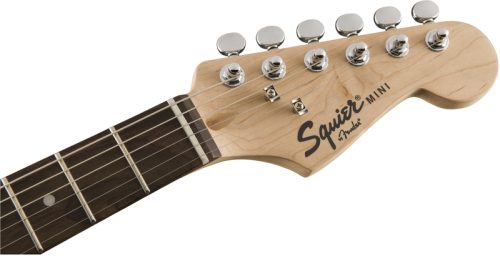 Fender Squier Mini Strat Electric Guitar - Black with Laurel Fingerboard - Image 2