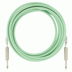 Fender Original Series Straight to Straight Instrument Cable - 5.5m foot Surf Green