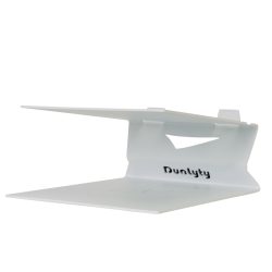 Dualyty 678 Mild Steel Desktop Monitor Stand Pair (White)