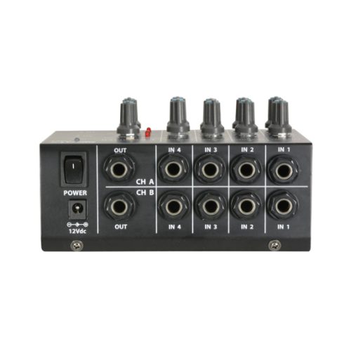 QTX Mixer 4 Channel Stereo Mini Line Level - Image 2
