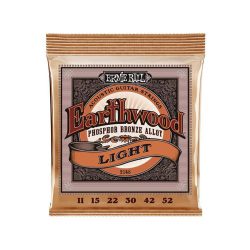 Ernie Ball 2148 Earthwood Phosphor Bronze Light String Set 11-52