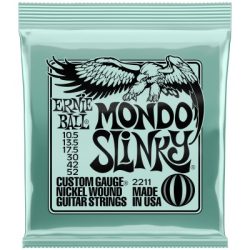 Ernie Ball Mondo Slinky - Nickel Wound Electric Guitar Strings - 10.5 - 52