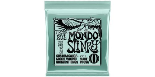 Ernie Ball Mondo Slinky - Nickel Wound Electric Guitar Strings - 10.5 - 52