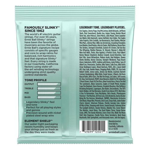 Ernie Ball Mondo Slinky - Nickel Wound Electric Guitar Strings - 10.5 - 52 - Image 2