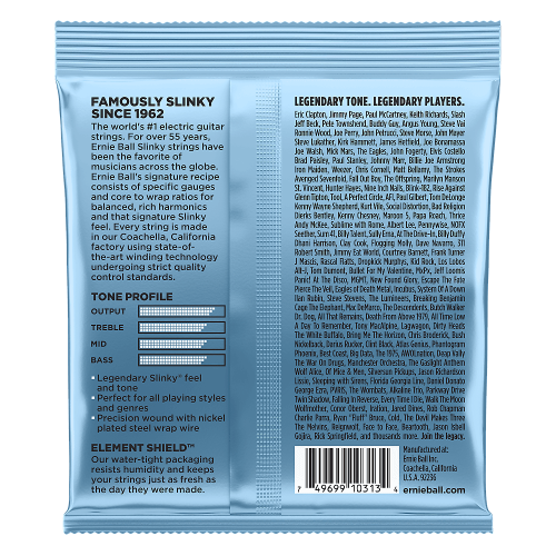 Ernie Ball Primo Slinky 2212 Nickel Guitar Strings 9.5-44 - Image 2