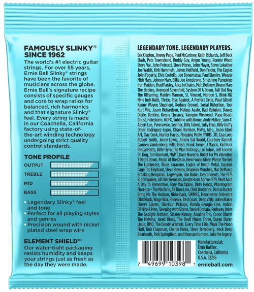 Ernie Ball Mighty Slinky Nickel Wound Electric Guitar Strings - .0085-.040 - Image 2