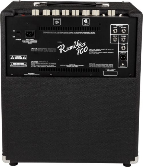 Fender Rumble 100 (V3) 100 watt 12 Inch Bass Amplifier Combo - Image 4