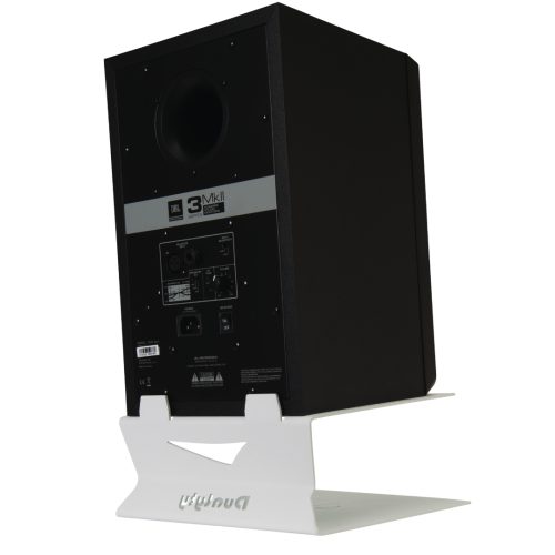 Dualyty 678 Mild Steel Desktop Monitor Stand Pair (White) - Image 6