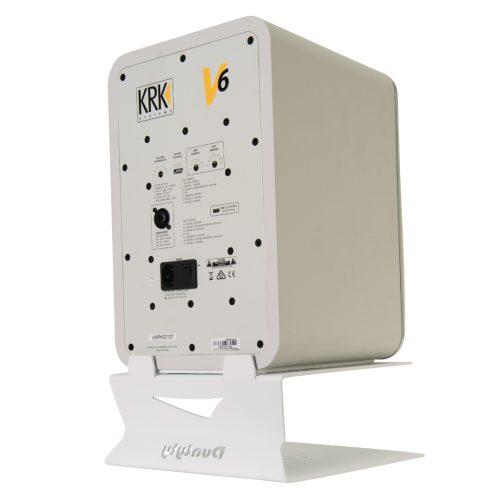 Dualyty 678 Mild Steel Desktop Monitor Stand Pair (White) - Image 5