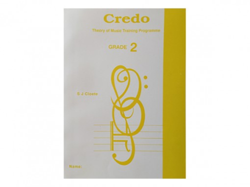 Credo Musiekteorie Graad 2 - Afrikaans