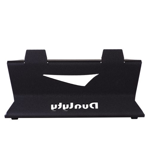 Dualyty 678 Mild Steel Desktop Monitor Stand Pair (Black) - Image 2