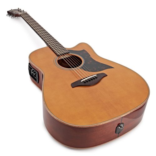 Yamaha A-Series A1M Cutaway Dreadnought Acoustic-Electric Guitar - Natural - Image 2