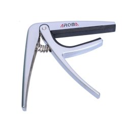 Aroma AC-02 Classic Guitar Capo Silver Zinc Alloy