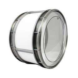 Andante 24 x 12 inch Marching Bass Drum - White