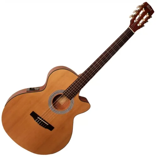Cort CEC1 OP Electric-Classical Guitar – Open Pore Natural - Image 2