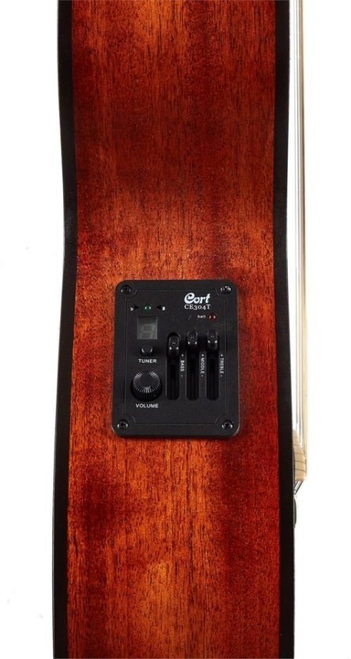 Cort CEC1 OP Electric-Classical Guitar – Open Pore Natural - Image 3