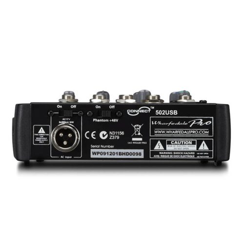 Wharfedale Connect 502 USB - 5 Input Mixer - Image 3