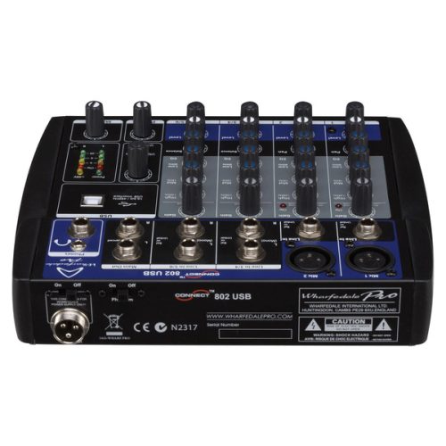 Wharfedale Pro Connect 802 8 Channel USB Mixer - Image 3