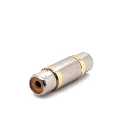 Cyberdyne RCA Female to RCA Female Adaptor (Gold)