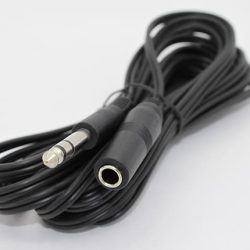 Cyberdyne 6.35mm Stereo Male to 6.35mm Stereo Female Cable (5m)