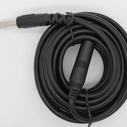Cyberdyne 6.35mm Mono Male to 6.35mm Mono Female Cable (5m)