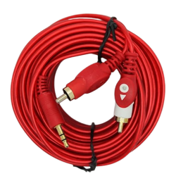Cyberdyne 3.5mm Stereo Male to 2RCA Male Cable - 10m