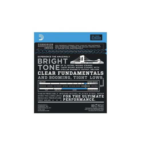 D'Addario 6-string Long Scale Bass Strings - .045-.135 - Image 2