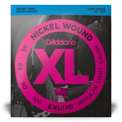 D'Addario Regular Light Nickel Wound Long Scale Bass Strings - .045-.100