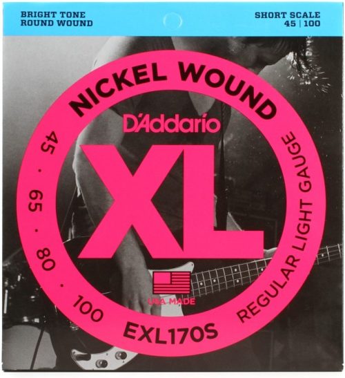 D'Addario EXL170 Nickel Wound Bass Guitar Strings - .045-.100 Regular Light Long Scale