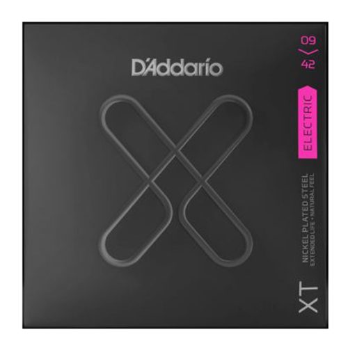D'Addario XT Nickel Plated Steel Electric Guitar Strings - .009-.042 Super Light