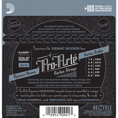 D'Addario EJ45FF Pro Arte Carbon NT Classical Guitar Strings - Image 2