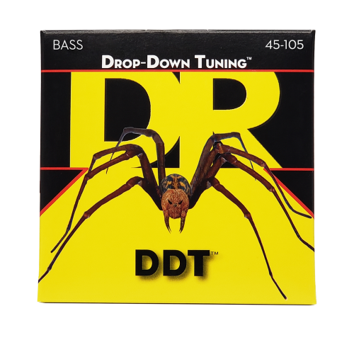 DR Strings DDT-45 Drop-Down Tuning Stainless Steel Bass Guitar Strings - .045-.105 Medium - Image 2