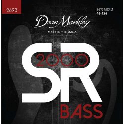 Dean Markley SR2000 Bass, 5-String ML Tapered Bass Guitar Strings (.046-.125)