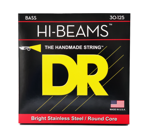 DR Strings MR6-30 Hi-Beam Stainless Steel Medium 6-String Bass Strings - Image 2