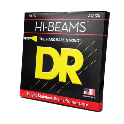 DR Strings MR6-30 Hi-Beam Stainless Steel Medium 6-String Bass Strings