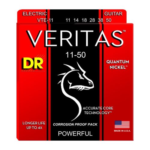 DR Strings VTE-11 Veritas Heavy Electric Guitar Strings 11-50