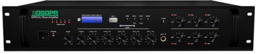 DSPPA MP610U 6 Zones Paging and Music Mixer Amplifier with USB & Tuner