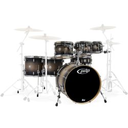 PDP Concept Maple Kit - Shell Pack 7-piece - Satin Charcoal Burst