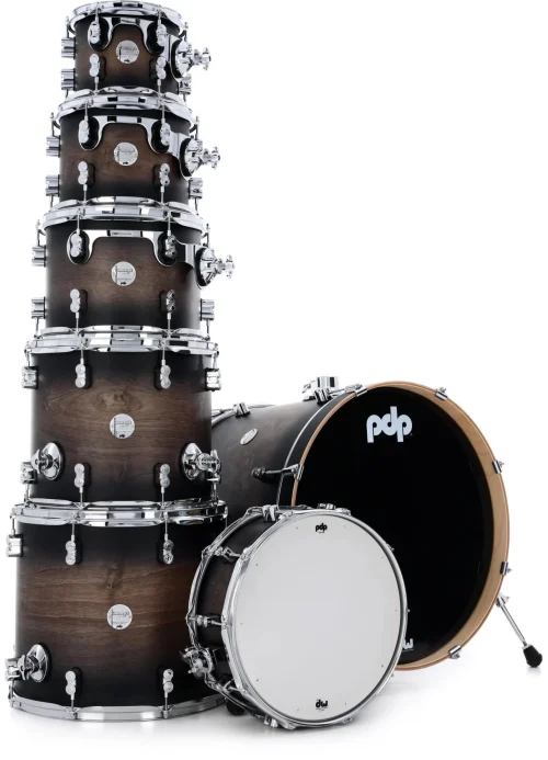 PDP Concept Maple Kit - Shell Pack 7-piece - Satin Charcoal Burst - Image 3