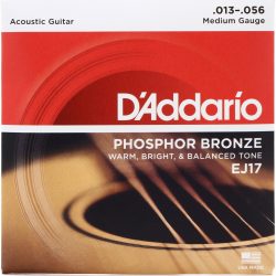 D'Addario EJ17 Phosphor Bronze Acoustic Guitar Strings - .013-.056 Medium