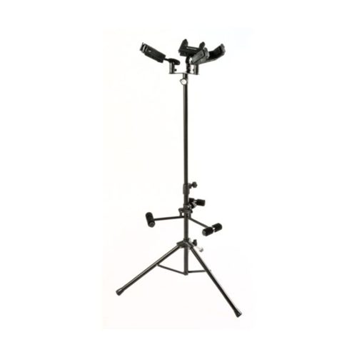 Quik Lok GS538 Triple Universal Guitar Stand with Self Locking Yoke